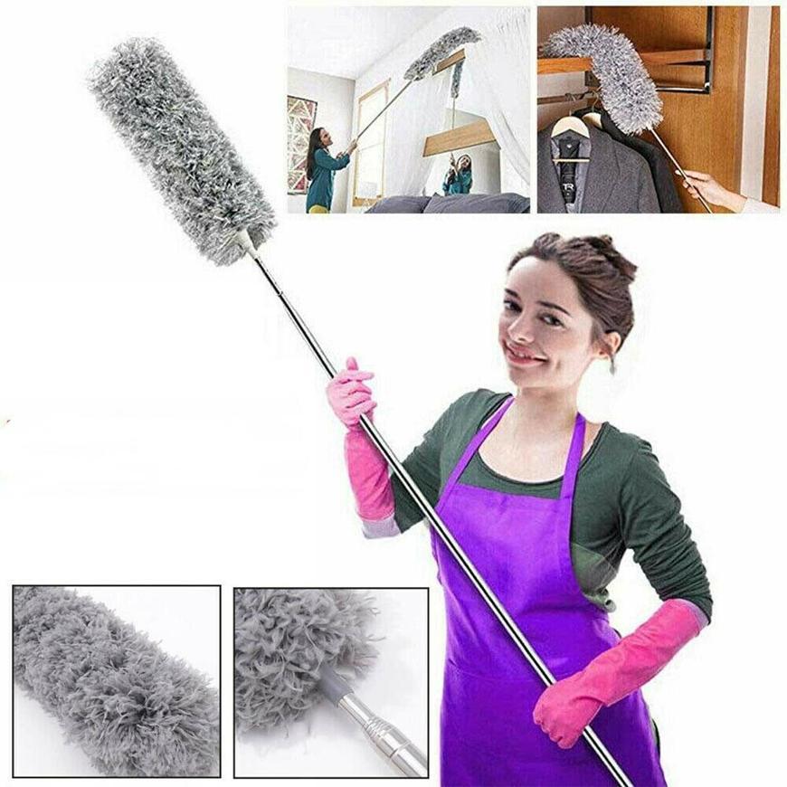 Extendable Microfiber Duster Pole